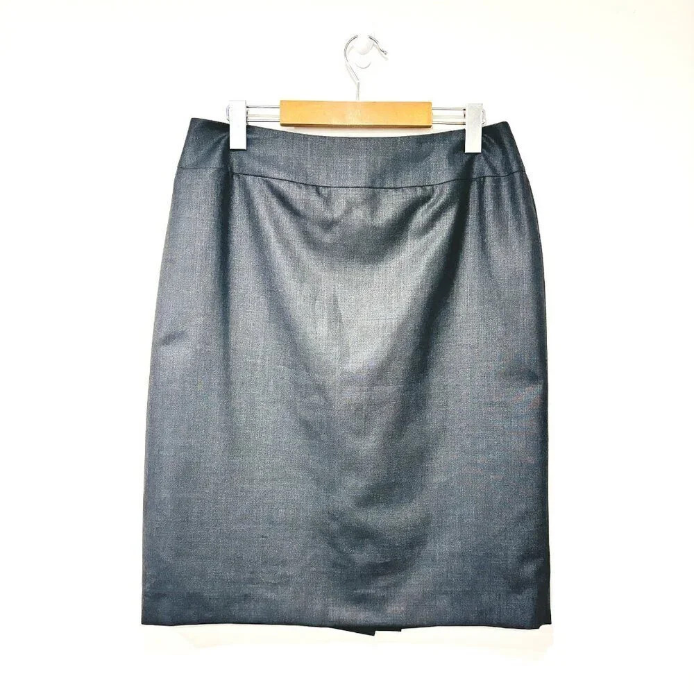 KASPER  Silver-grey‎ skirt